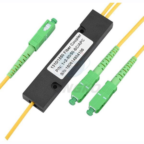 Coupleur micro optique 1310nm ou 1490nm ou 1550nm de rapport du diviseur 1*2 FBT de fibre de haute qualité du 1:2 SC/APC d'ODM FTTH d'OEM