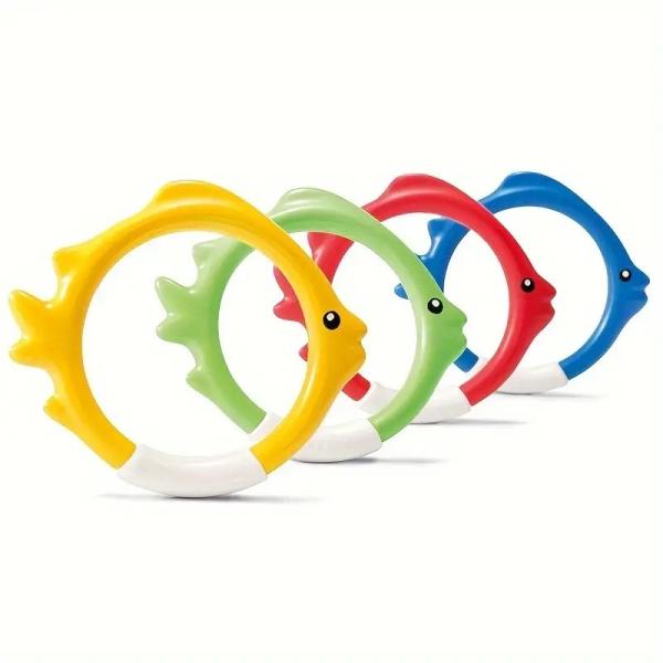 Outdoor Sport Summer Toys Swimming Fish Ring Diving Rings Water Toys Rings Children Underwater Sports Play Set Kids Diving Toys