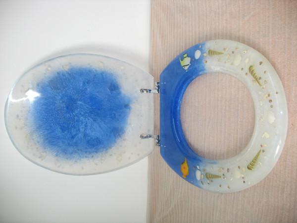 polyresin toilet seat cover,MDF toilet seat,PP toilet seat,sea star,shell transparent