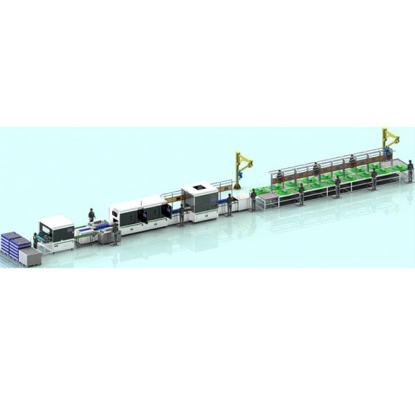 Semi Automatic Prismatic Battery Module And Pack Assembly Line