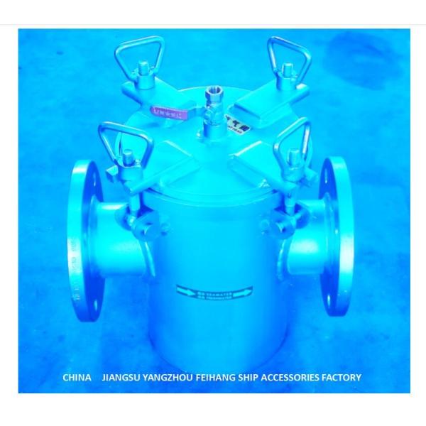 Filtre d'eau brut d'aspiration pour l'orifice d'admission de pompe auxiliaire d'eau de mer A80 CBM1061-81 Marine Sea Water Strainers