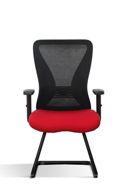 Metal Frame Desk Mesh Office Swivel Chair 0.178CBM Black Nylon 60cm