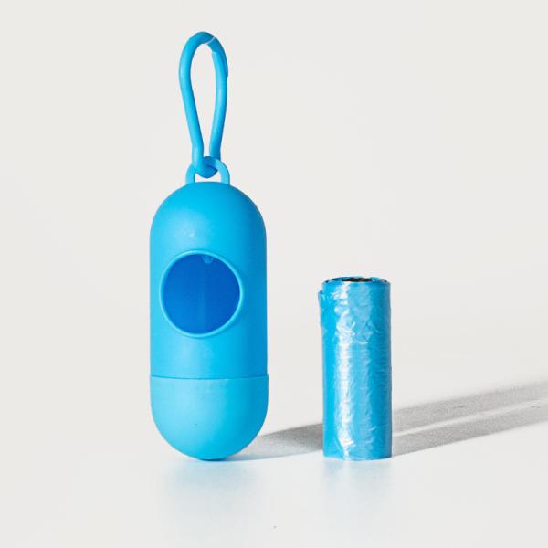Porta bolsas para excremento de mascotas con sellado a prueba de fugas, resistente a los rayos UV, biodegradable y bloqueador de olores para gatos y perros