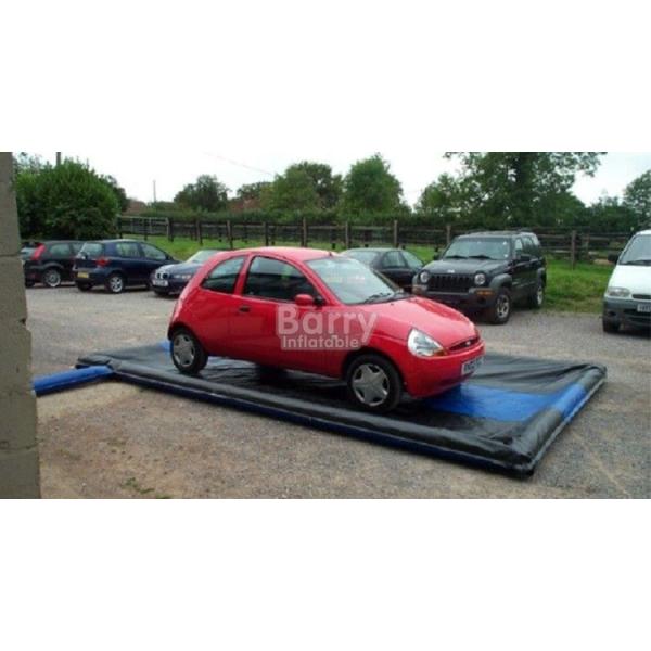 Heavy Duty Inflatable Car Wash Mat Cleaning Garage Plastic Floor Containment Mats