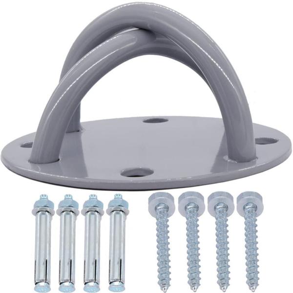 Стандартная стена потолок крепление крепление для тренажерного зала дома подвески ремни кольца фитнес-тренинги йога качаться боевые веревки