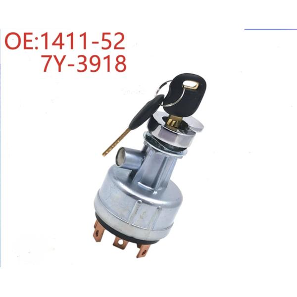 CAT320 / CAT307 掘削機用の点火キーのスイッチ 1411-52 / 7Y-3918 スタートスイッチアクセサリー