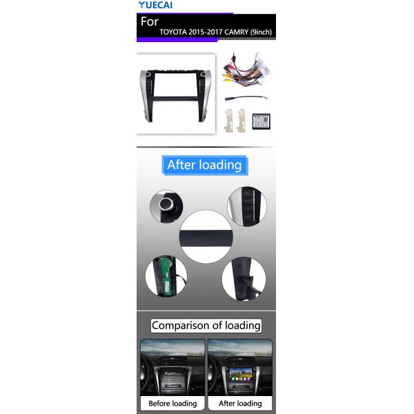2015-2017 Toyota Android Head Unit 9-дюймовый автомобильный стерео для Toyota Camry
