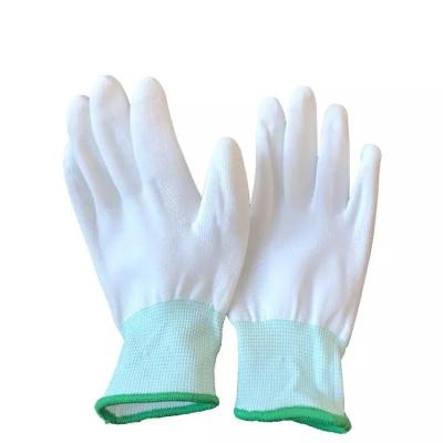 PU Electronic Work Anti Static Esd Glove With PVC Dot Coated