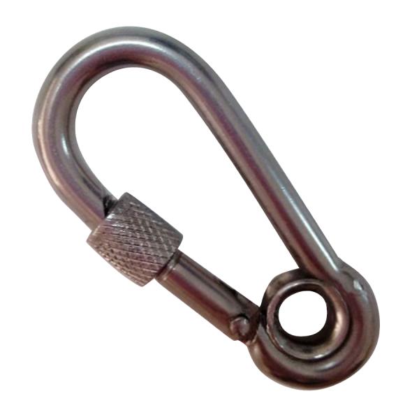 Marine Hardware Fittings Painting Stainless Steel Snap Hooks With Eyelet Screw