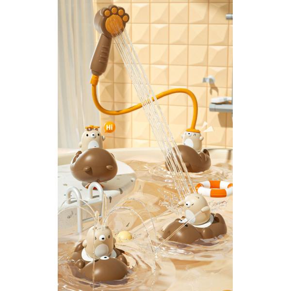 Water Spray Toy for Kindergarteners Hugging Baby Bear Shower in Electric Bathroom