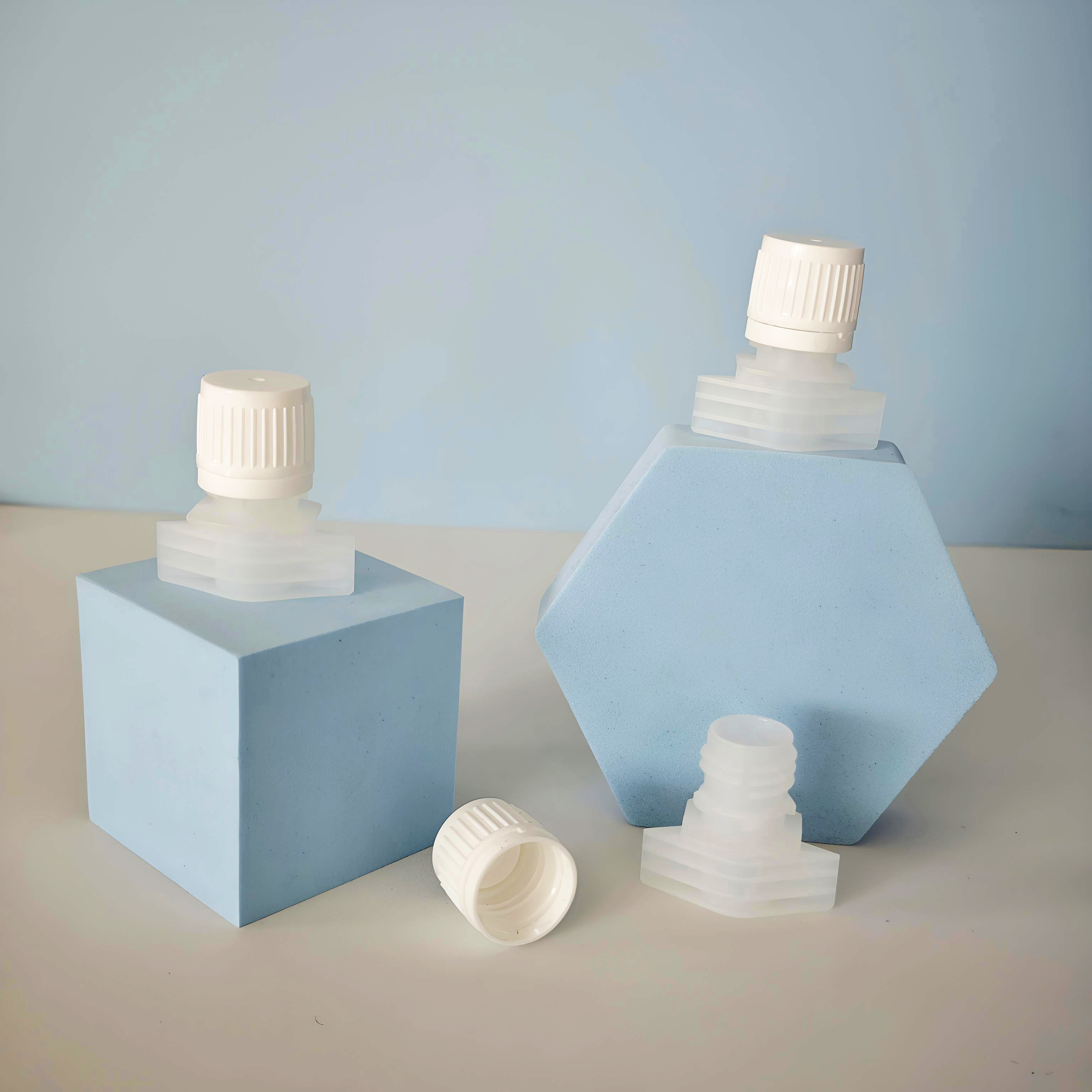 Food Grade 13mm PE Spout Cap | Flexible Pouch Spout for Stand-Up Pouches | Food Packaging Spout Lid with Leak-Proof Seal | Customizable Closure for Liquid & Semi-Liquid Packaging