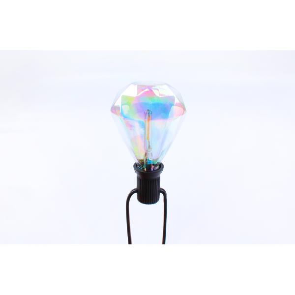 Festoon Length Selectable 2700K Warm White Outdoor LED Christmas Light IP65 Waterproof Holiday String Light E12 Hanging Sockets