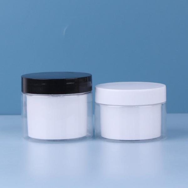 Rose Gold Plastic PET Jar Facial Clear Plastic Cosmetics Jar 100ml