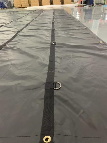 20'X27' PVC Tarpaulin Fabric Ultra Light 14oz Vinyl Flatbed Cargo Tarp
