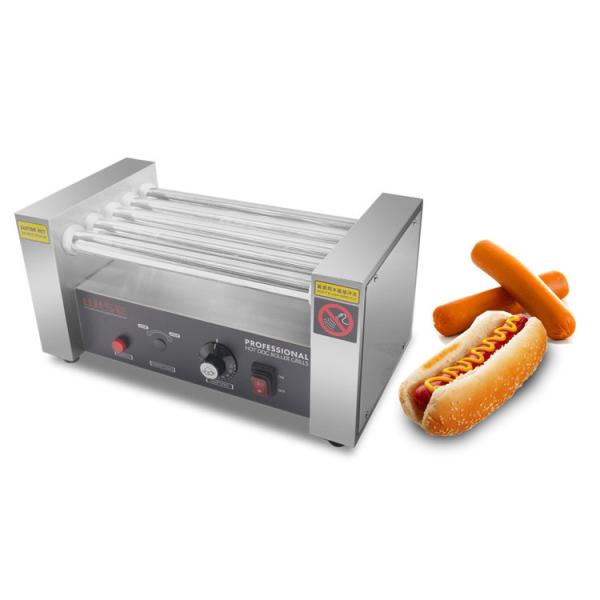 Коммерчески грили ролика хот-дога, машина гриля сосиски роликов нержавеющей стали 5