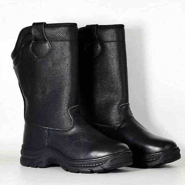 Plus Velvet Genuine Leather Martin Boots Warm Cotton Boots Autumn And Winter Riding