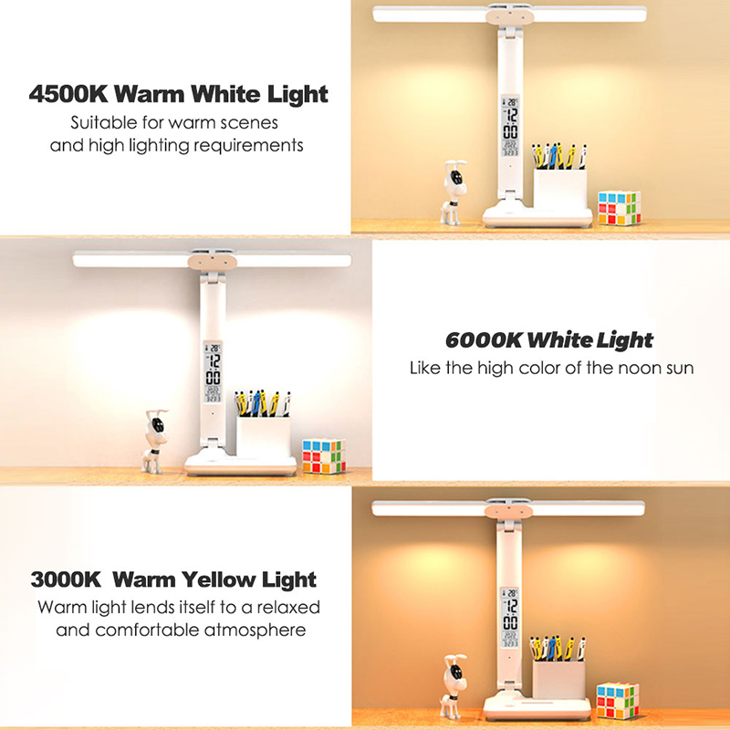 лампа стола СИД календаря 6500k 3200mah 7W со стойкой ручки