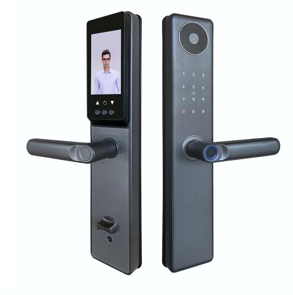 TH-698BL Front Door Digital Lock with LCD Monitor