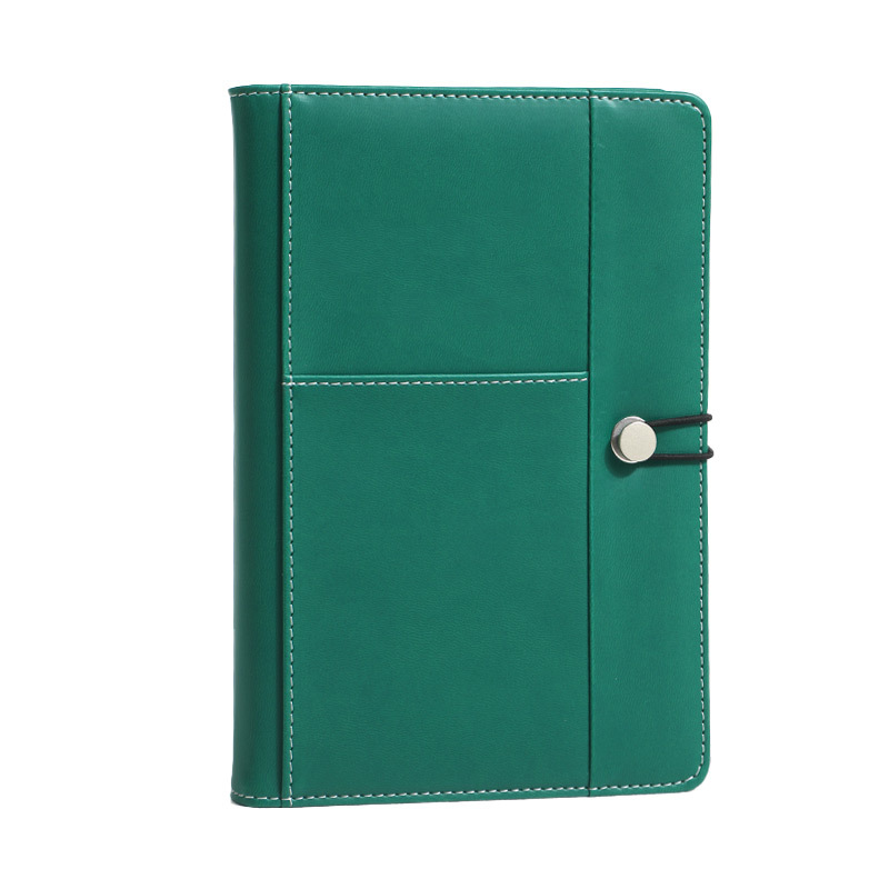 A5 Giveaway Custom Leather Notebook Executive With Elastic Band 80gsm