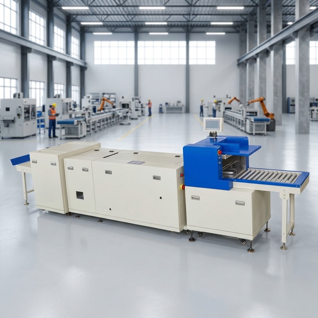 HX480P Integrated Stitching Trimming Line Servo Driven Heavy Duty 2800 CPH