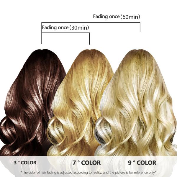 OEM/ODM Permanent Hair Dye Remover 300ml Low Ammonia Herbal, Cream Paste Bubble Wax Formula, Professional Salon Use