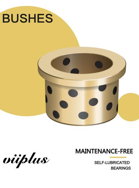 C90800 Tin Bronze Graphite Plugged Bushings CuSn12 for Injection Mold Machinery