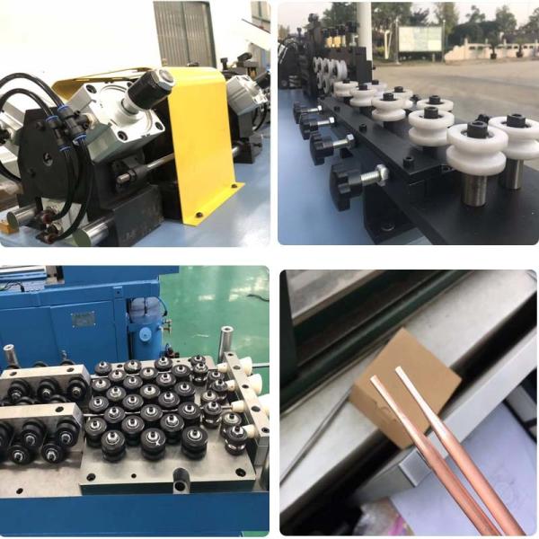 Máquina automática Rod do rebobinamento da tubulação do cobre de Chipless que endireita a máquina