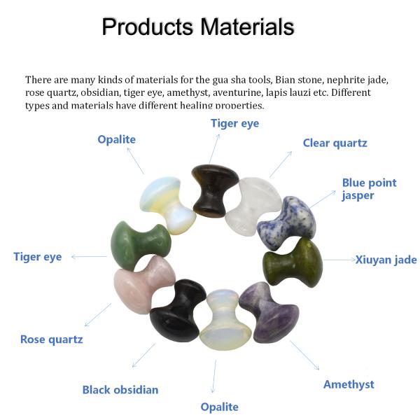 Logo Customized White Jade Gua Sha Massage Tool for Face and Neck Pain Relief Massage Stone
