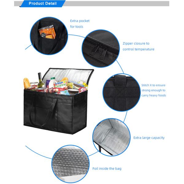 Portable Wholesale Insulated Dual Compartment Lunch Cooler Bag Customizable Promotional Fashion Lunch Beer Package
