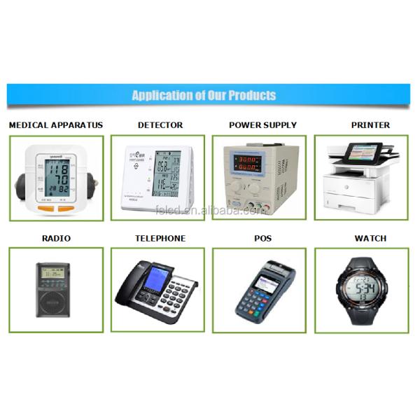 Подгонянный обломок на стекле 7 делит на сегменты положительную матрицу графика дисплея LCD