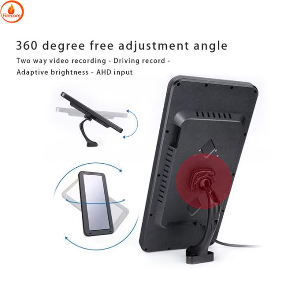 HP 1080P 12.3 Inch Car Liquid Crystal Display 2 Pin Aviation Waterproof Connector
