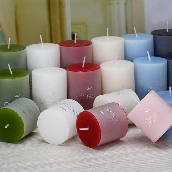 Colorful Cylindrical Wedding Hotel Party Christmas Snowflake Cheap Orange Lvory Flameless Led Wax Tall Pillar Wax