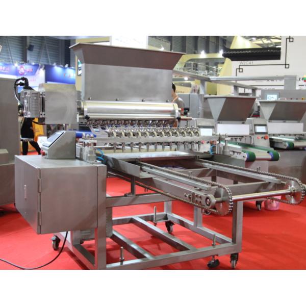 12 Nozzles Biscuit Depositor For Cupcake , Industrial Bakery Depositor Machines