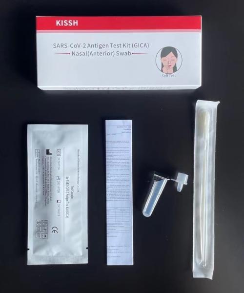 Rtk Colloidal Gold Antigen Home Test Kit Nasal Anterior Swab 18x4x8cm