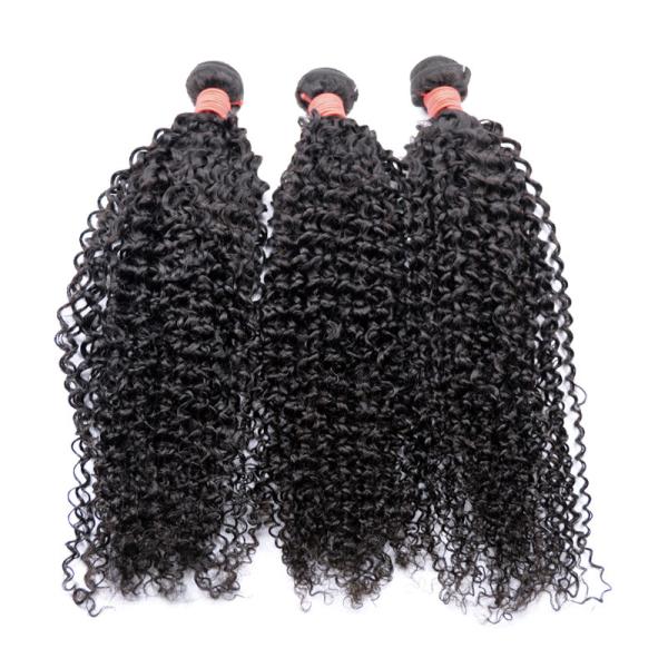 Full Cuticle 100%Virgin Human Hair Weave Kinky Curly Hair Bundle No Tangle