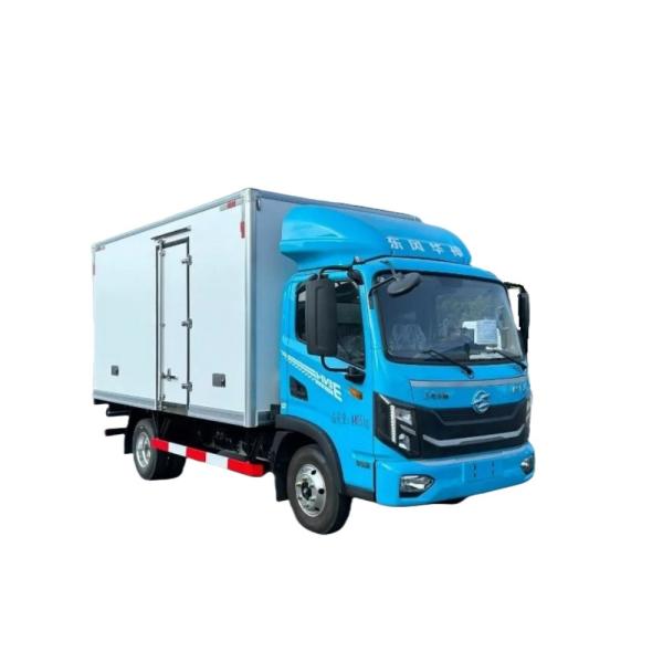 EV Refrigerated Box Truck FRP Panels Pure Electric Freezer Van Cargo Truck