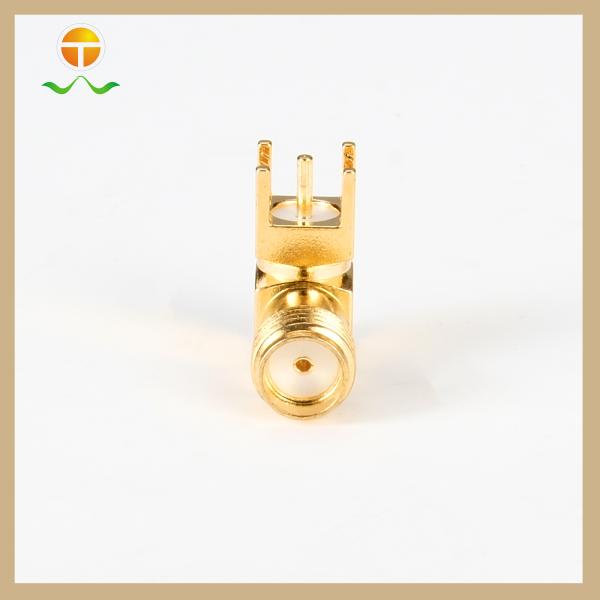 50 Ohm Female PCB Mount Connector SMA-KE-14.5 Gold Plated