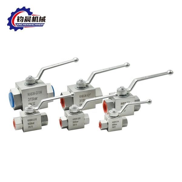 Gas/Water/Oil Media High Pressure Hydraulic Ball Valve KHB3K-28LR with Internal Thread