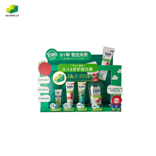 Baby Care Toothbrush Counter Display Units Retail Store Shelf Bin CDU