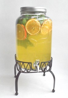 glass juice / beverage dispensers