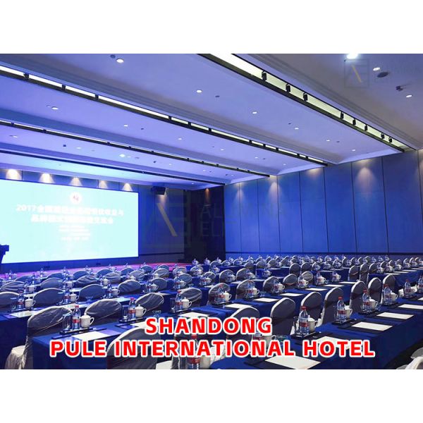 Moveable Acoustic Partition Wall with Max 56dB Sound Insulation and 304 Stainless Steel Construction Up to 18M Height