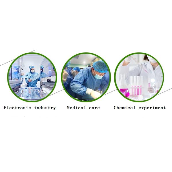 9 Inches Disposable Vinyl Gloves Large 24CM Chemical Resistance Industrial Food Grade