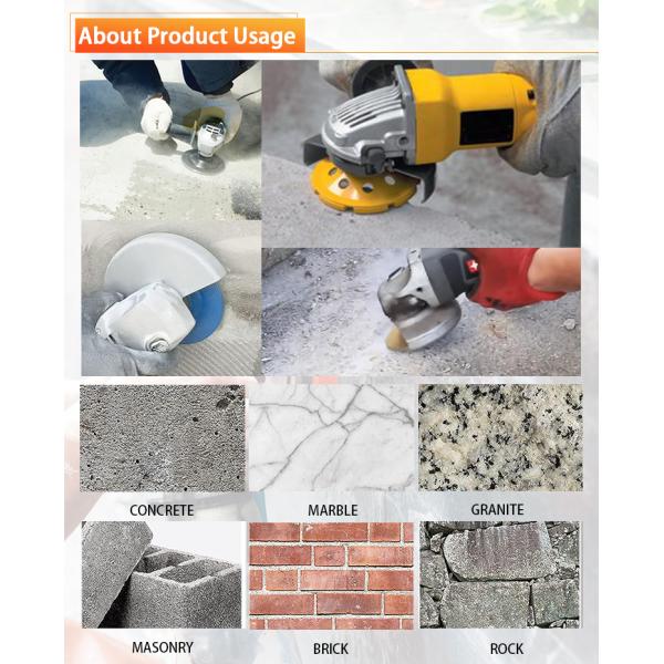 Абразивный диск бетона 5 для каменный молоть, определяет колесо чашки строки, влажный молоть