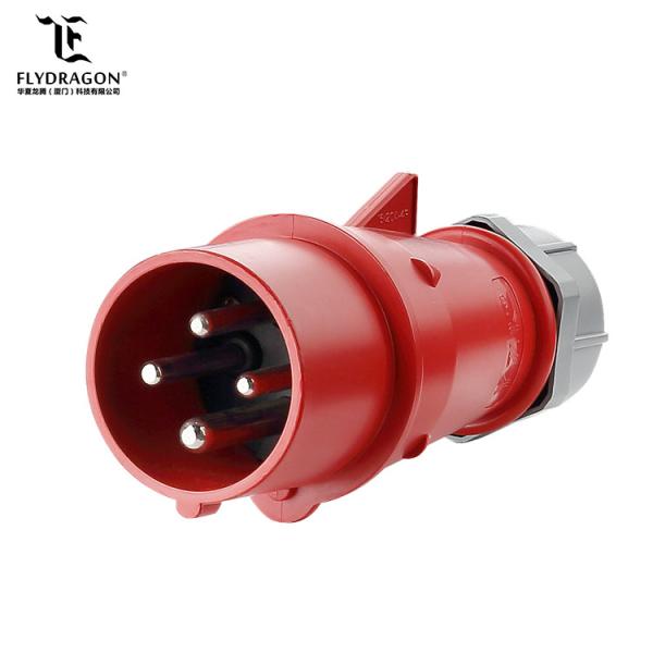 16 amp CE certificated 4 pole industrial equipment installation fitting Connector for aviation and dock