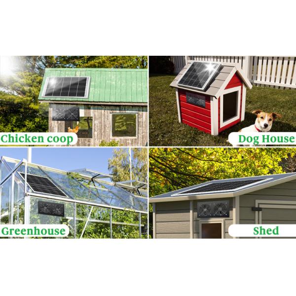 FTB20 Наружные солнечные панели Kit Powered выхлопный вентилятор для куриного купе IP65 водонепроницаемый