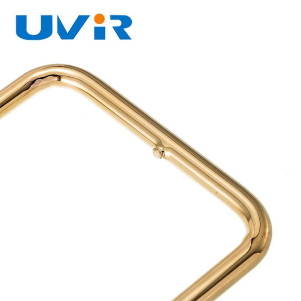 Tubes à chauffage infrarouge en forme de U recouverts d'or de 910 W