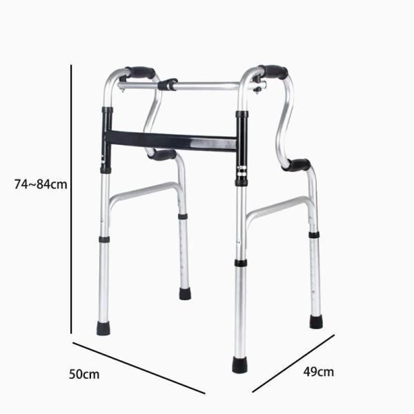 50*55*75cm pour personnes âgées et handicapées, marche-pieds pliable réglable facile à ranger