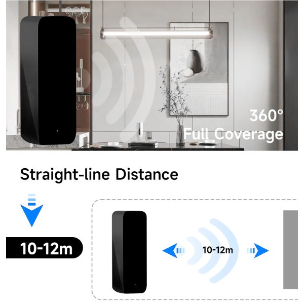 Battery Powered ZigBee IR Controller 360° Universal Remote for Smart Home Automation