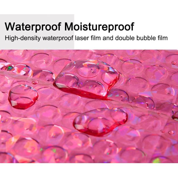 Holographic Poly Metallic Bubble Envelopes Mailer For Shipping