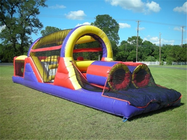 Commercial PVC Outdoor Inflatable Obstacle Course Jumpers Inflatable Bounce House Inflatable Bouncy Castle for Party Rental